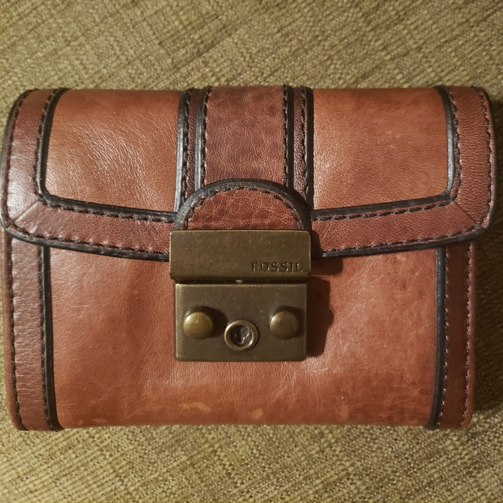 Fossil Wallet Brown Vintage